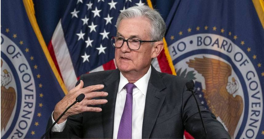 Fed主席鮑爾（Jerome Powell）。（圖／達志／美聯社）