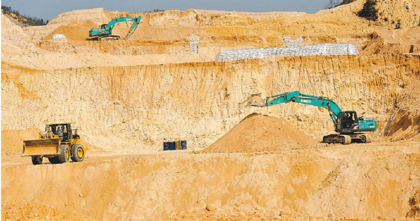 江西省贛縣的一座稀土礦。（圖／達志／美聯社）