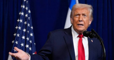 美國總統川普（Donald Trump）宣布取消對委內瑞拉第2波攻擊。（圖／達志／美聯社）