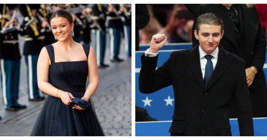 網友戲稱：巴倫與伊莎貝拉若聯姻，格陵蘭或可成為『嫁妝』納入美國。圖／達志／美聯社，下同）