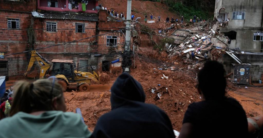 巴西米納斯吉拉斯州連日暴雨釀災。（圖／達志／美聯社）