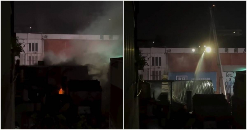 三重燒肉店火警驚傳復燃！撲滅逾2小時後深夜再竄火光
