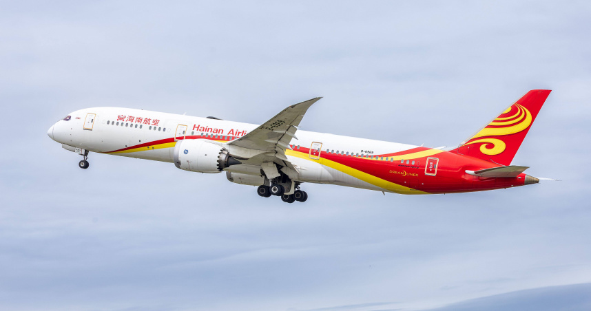 海南航空HU7981昨日降落桃園機場，疑似因進場位置不符合規定被要求重飛。（示意圖／Pexels）