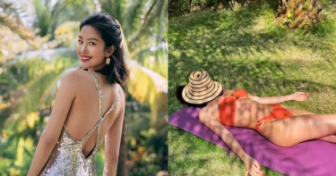 曾傳秘婚劉亦菲乾爹 楊采鈺辣曬比基尼日光浴美照