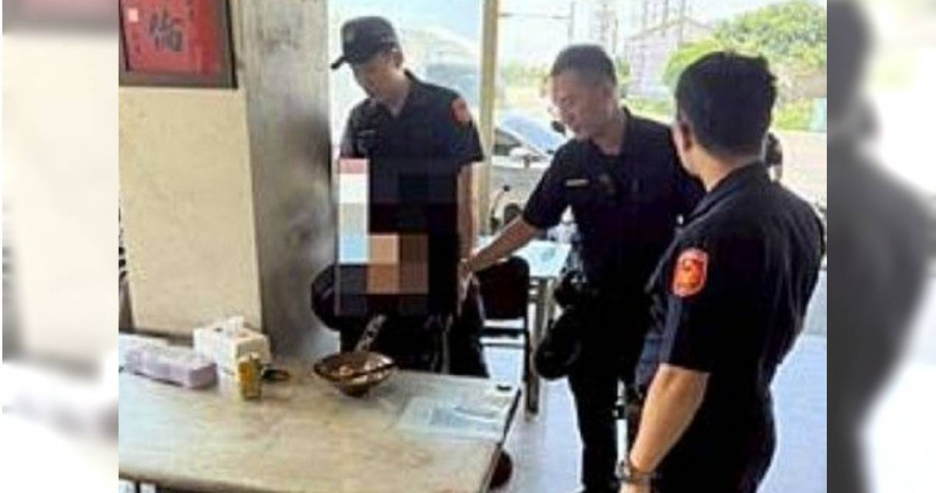 男偷車13公里狂飆只為一口飯。（圖／翻攝畫面）