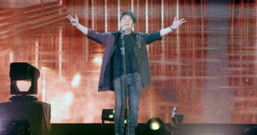 周華健今晚在台北小巨蛋舉辦首場「少年的奇幻之旅3.0」演唱會。（圖／中國時報范揚光攝）