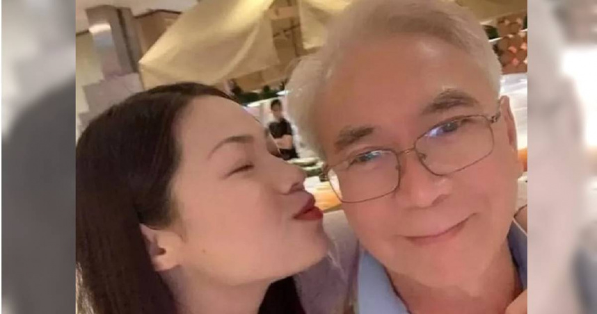 李龍基（右）和王青霞（左）。（圖／翻攝自Instagram／＠chris.art1017）