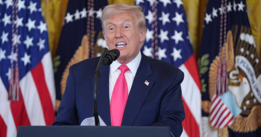 美國總統川普。（圖／達志／美聯社）