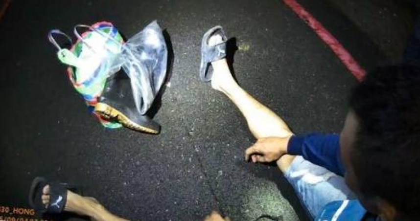 高雄毒駕男鑽巷躲警以為逃掉！　繞一圈再撞警拔腿狂奔仍被逮