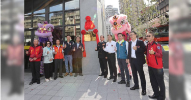 興隆分隊成立典禮27日於文山區舉行，台北市副市長張溫德出席主持。（圖／翻攝畫面）