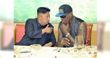 羅德曼初訪北韓贏得滿堂彩? 旁人搖頭:拍給金正恩聽的