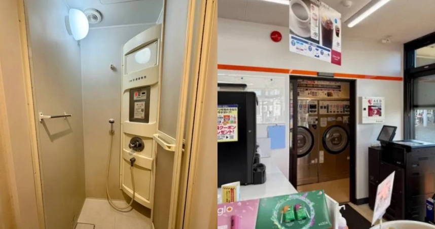 Seicomart筑西市分店能淋浴、洗衣與按摩，提供的服務相當多元。（圖／翻攝自Sora News 24）