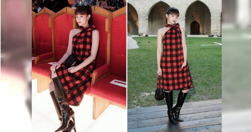 王淨成LV台灣品牌大使前往南法出席大秀。（圖／狗狗與花提供）