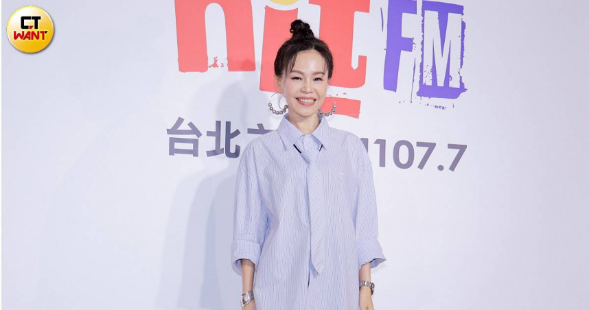 彭佳慧剛完成小巨蛋演唱會。（圖／林士傑攝）