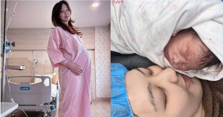 女星劉雨柔本月16日公開喜訊，宣布自己順利生下女兒「HaYa小花生」。（圖／翻攝自劉雨柔Instagram）