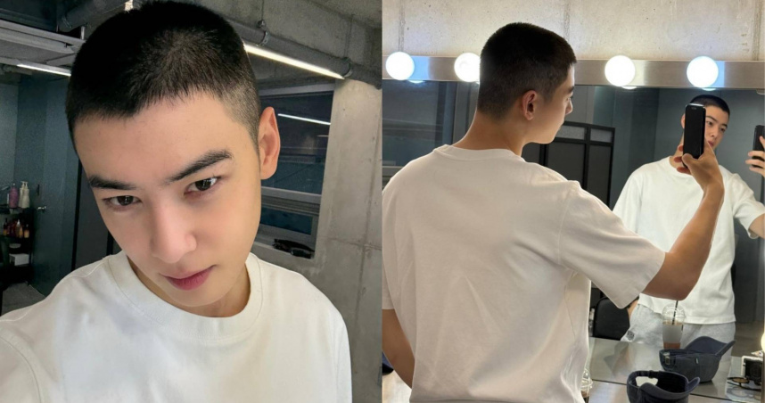 車銀優今日入伍服役，接受基礎軍事訓練後將分發至陸軍軍樂隊。（圖／取自車銀優IG）