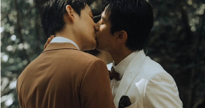 徐鈞浩至今難忘森林裡的證婚畫面。（圖／公視+）