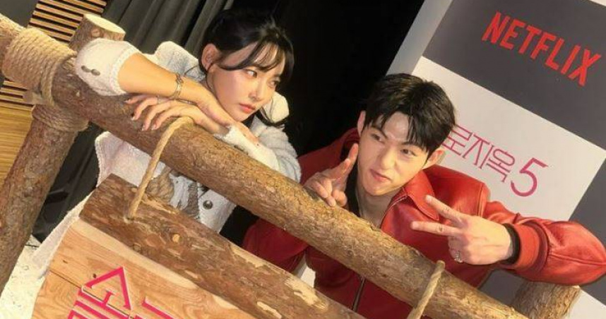 Netflix戀愛實境節目《單身即地獄5》金珉志最終與宋承一配對成功，2人互動甜蜜，成為人氣最高CP之一。（圖／翻攝自IG，＠arb0r_day）