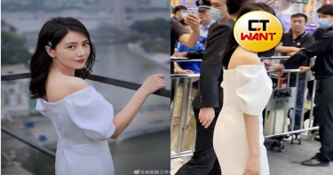 女星產後最狂復出!捕獲野生高圓圓「回眸一笑」 修圖前後零差別