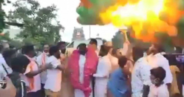 印度總理慶生放鞭炮!數百顆氣球瞬間大爆炸…燒成火球慘釀30傷