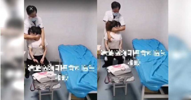 男醫師整骨推拿女患者「鹹豬手摸胸」 網怒斥:明目張膽的揩油!