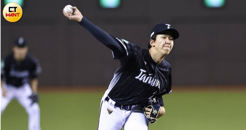 中華隊旅日投手徐翔聖後援一局無失分。（圖／侯世駿攝）