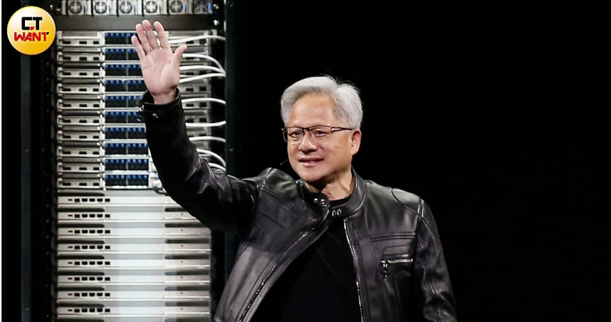 黃仁勳宣布新總部將設在北投士林。(圖/黃耀徵攝)