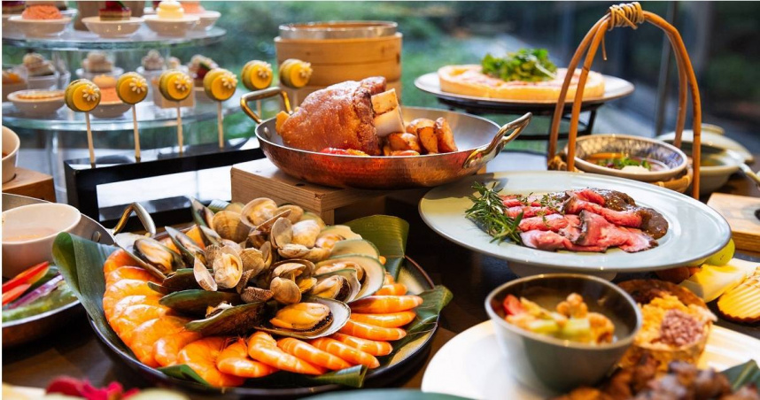 台北萬豪Garden Kitchen下午茶吃到飽即日起至8/29，每週三至週五每人千元有找。（圖／台北萬豪酒店提供）