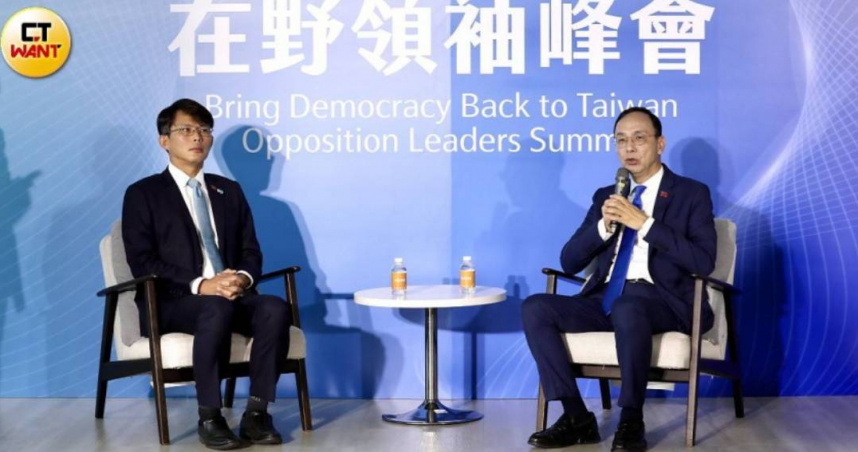 朱立倫、黃國昌對國安簡報的內容流程各自提出不同疑慮，知情人士建議朝野應先思考「國是論壇」，化解歧見、建立默契，再舉行國安簡報就會水到渠成（圖／方萬民攝）