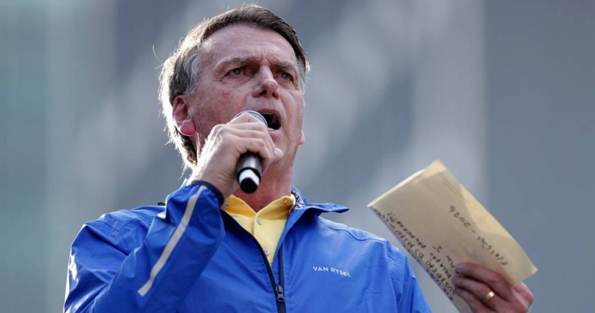 巴西前總統波索納洛（Jair Bolsonaro）。（圖／達志／美聯社）