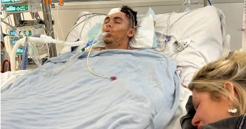 澳洲一名18歲青年桑尼．布倫德爾 (Sonny Blundell) 在搬進新公寓開始新生活的慶祝活動中，因嘗試表演後空翻意外頭部著地，昏迷多日後宣告不治。（圖／翻攝GoFundMe）