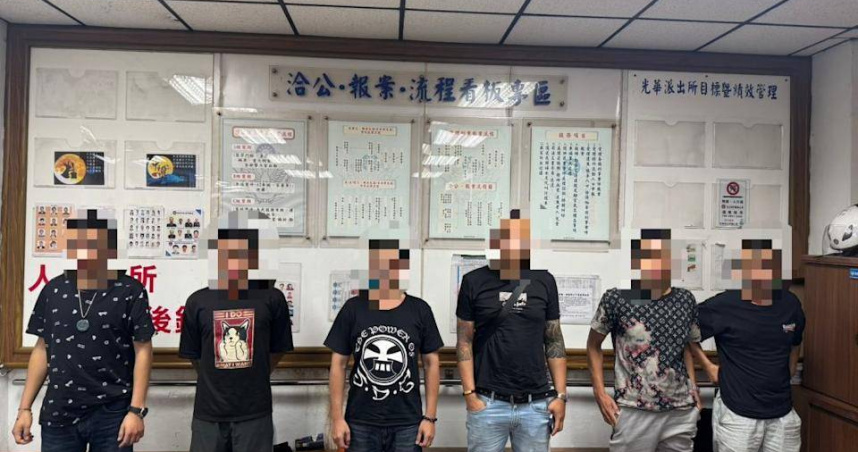 新莊區八德街發生毒品糾紛引發的暴力事件，警方查獲多項兇器。（圖／翻攝畫面）