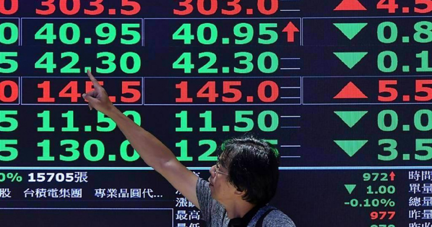 台股29日早盤下跌。（圖／報系資料照）