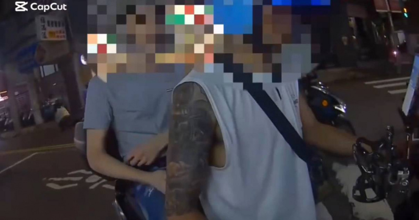 兩毒蟲騎車神情怪異遭攔，警方搜出3毒當場送辦。（圖／翻攝畫面）