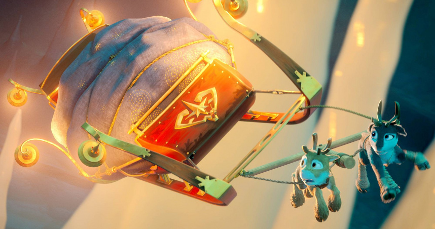 《馴鹿大冒險》描述小馴鹿尼可展開一場搶救雪橇行動。(圖／海鵬提供)