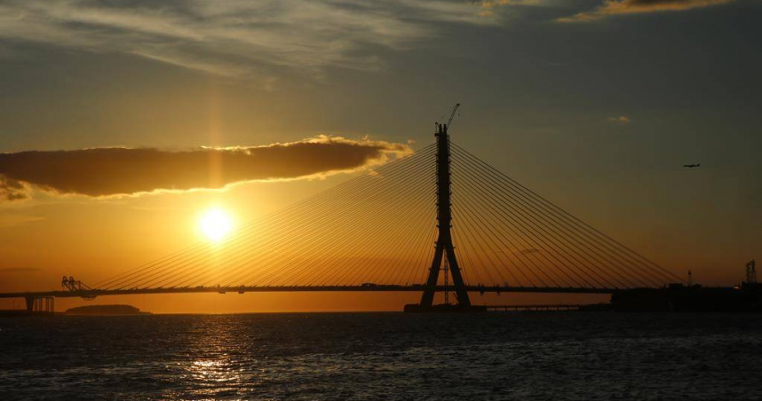 交通部公路局向經濟部智慧財產局申請「淡江大橋」商標引發關注。（圖／中國時報蔡明亘攝）