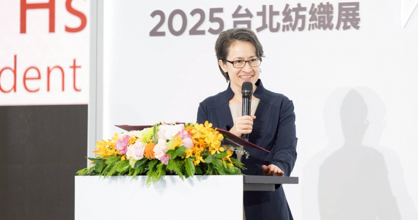 蕭美琴表示，這幾年來臺灣的紡織產業在「創新」和「永續」兩大方向上，展現出強大的企圖心和行動力。盼國人支持「MIT」布料，讓臺灣的創新與實力被世界看見。（圖／取自總統府網站）