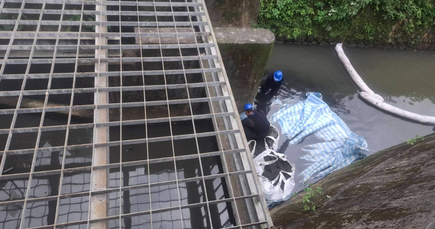 基隆市政府持續進行汙水處理。（圖／翻攝自基隆市政府官網）