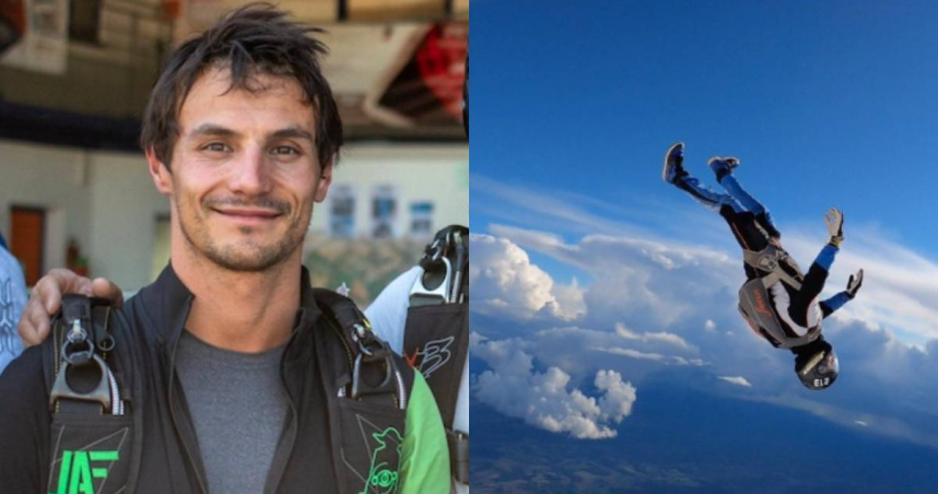 法國飛鼠裝滑翔名將沃爾尼克在白朗峰山區跳傘時發生意外，不幸從高空墜落撞擊岩石身亡。（圖／翻攝自IG／pierrewolnik）