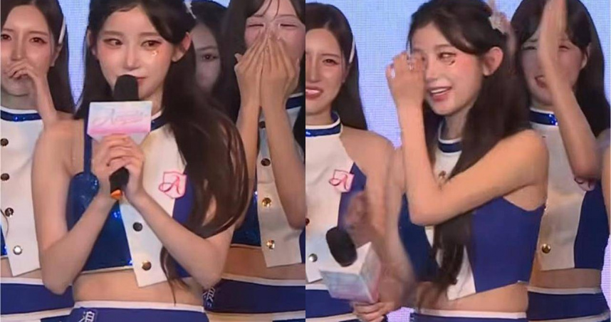 李珠垠記者會上哭不停，4月班表僅3天再熱議。（圖／民視新聞網）