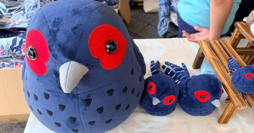 阿里山帝雉布偶。（圖／翻攝自臉書／阿里山國家森林遊樂區）