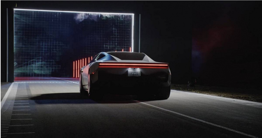 最近亮相的特斯拉（Tesla）新款「Roadster」跑車。（圖／翻攝自YouTube／Tesla）