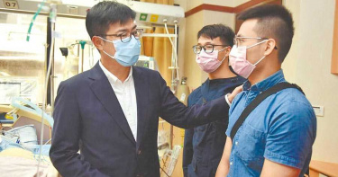 執值昏迷送醫搶救 澄觀所長術後好轉