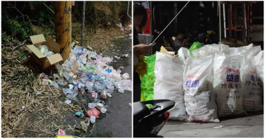 大甲媽繞境塞爆!路邊「堆滿垃圾山」 居民嘆:媽祖真的會高興嗎?