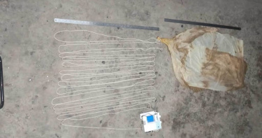 東引防區所發現之氣球屬於不具攝（錄）影音設備之氣象探空儀器。（圖／國防部提供）