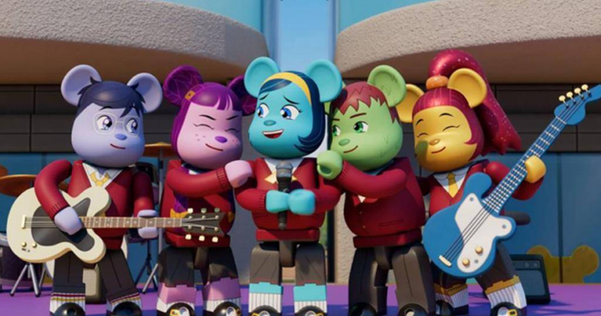 庫柏力克熊即將推出喜劇動畫系列《BE@RBRICK》。（圖／Apple TV＋提供）