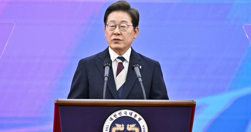 南韓新任總統李在明。（圖／美聯社）