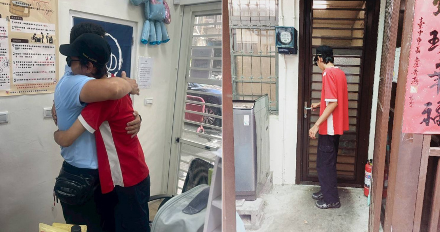 台中一名21歲男子被父親關在租屋套房10多年，直到里長蘇乙青進行關懷弱勢才發現。（圖／翻攝自蘇乙青臉書）