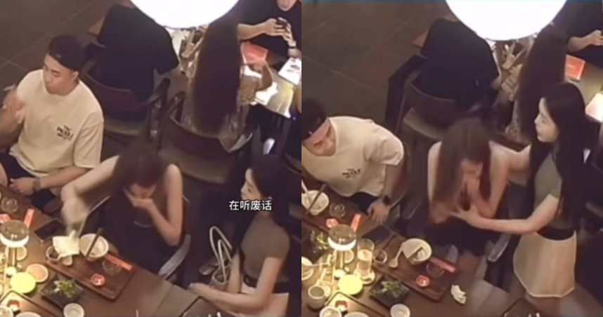 網美喝水嗆到險窒息。（圖／翻攝自Instagram@babysukiyap）