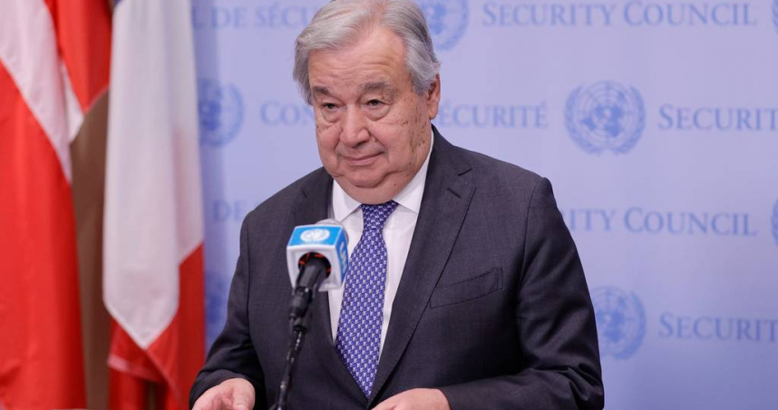 聯合國秘書長古特瑞斯。（圖／達志／美聯社）
